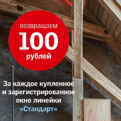 Впервые мы возвращаем за окно не малые деньги – 100 рублей!